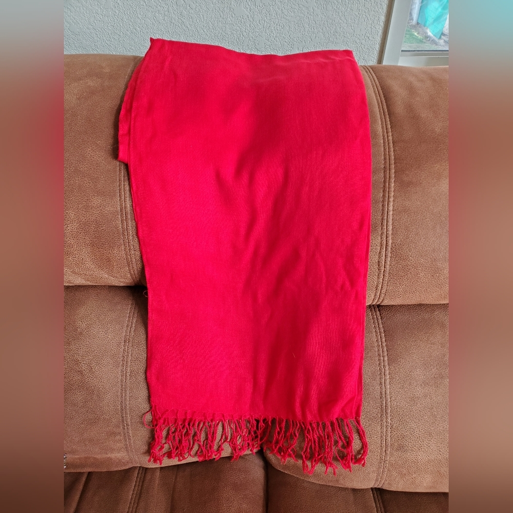 Red scarf